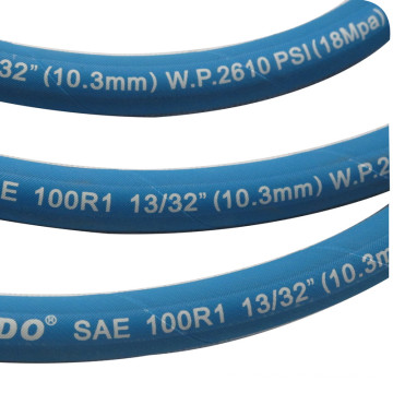 SAE High Pressure Oil Resistant Hydraulic Hose Pipe 10MM R1